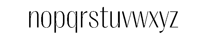 PPRightSansCompact Fine Instance Font LOWERCASE