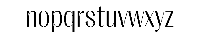PPRightSansCompact Light Instance Font LOWERCASE