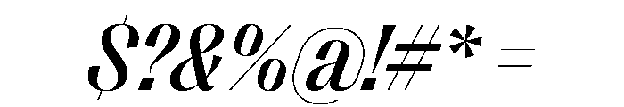 PPRightSansCompact MediumItalic Instance Font OTHER CHARS