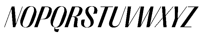 PPRightSansCompact MediumItalic Instance Font UPPERCASE