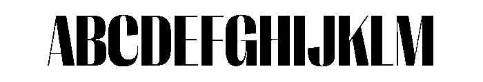 PPRightSansNarrow Black Instance Font UPPERCASE