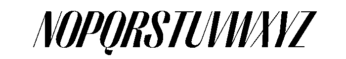 PPRightSansNarrow BoldItalic Instance Font UPPERCASE