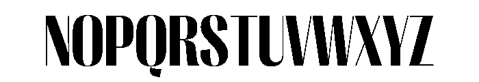 PPRightSansNarrow Dark Instance Font UPPERCASE