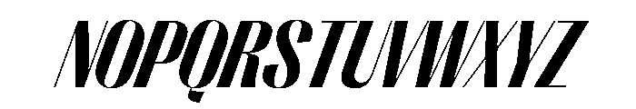 PPRightSansNarrow DarkItalic Instance Font UPPERCASE