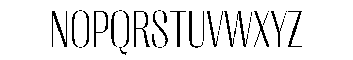 PPRightSansNarrow Fine Instance Font UPPERCASE
