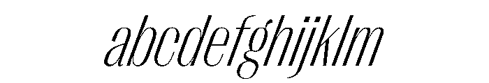 PPRightSansNarrow FineItalic Instance FONT