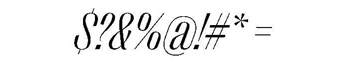 PPRightSansNarrow LightItalic Instance Font OTHER CHARS