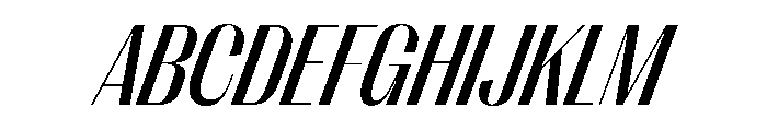 PPRightSansNarrow MediumItalic Instance Font UPPERCASE