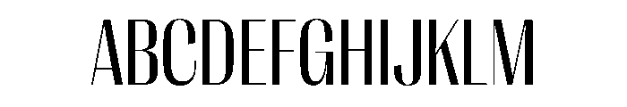 PPRightSansNarrow Regular Instance Font UPPERCASE