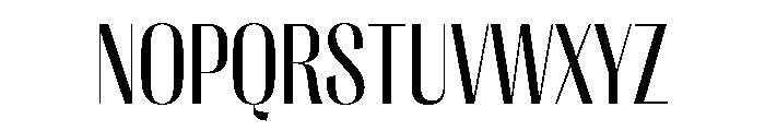PPRightSansNarrow Regular Instance Font UPPERCASE