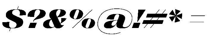 PPRightSansSpatial DarkItalic Instance Font OTHER CHARS