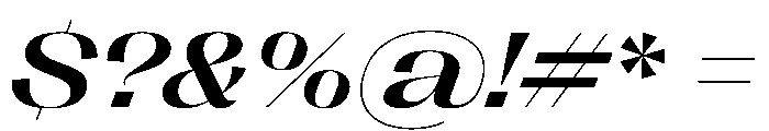 PPRightSansSpatial MediumItalic Instance Font OTHER CHARS