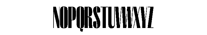PPRightSansTall Black Instance Font UPPERCASE