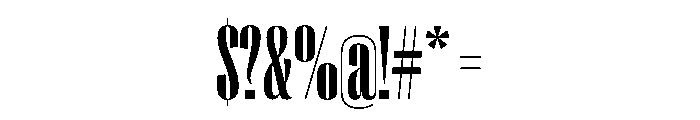 PPRightSansTall Bold Instance Font OTHER CHARS