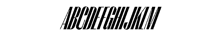 PPRightSansTall BoldItalic Instance Font UPPERCASE