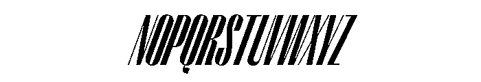 PPRightSansTall BoldItalic Instance Font UPPERCASE