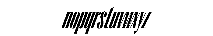 PPRightSansTall BoldItalic Instance Font LOWERCASE