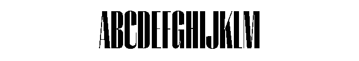 PPRightSansTall Dark Instance Font UPPERCASE