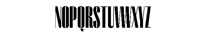 PPRightSansTall Dark Instance Font UPPERCASE