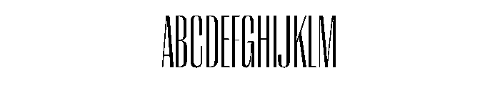 PPRightSansTall Fine Instance Font UPPERCASE