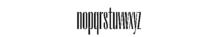 PPRightSansTall Fine Instance Font LOWERCASE