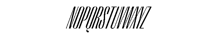 PPRightSansTall FineItalic Instance Font UPPERCASE