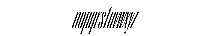 PPRightSansTall FineItalic Instance Font LOWERCASE