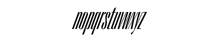 PPRightSansTall LightItalic Instance Font LOWERCASE