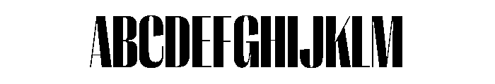 PPRightSansTight Black Instance Font UPPERCASE