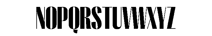 PPRightSansTight Black Instance Font UPPERCASE