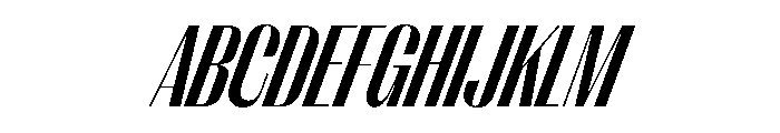 PPRightSansTight BoldItalic Instance Font UPPERCASE