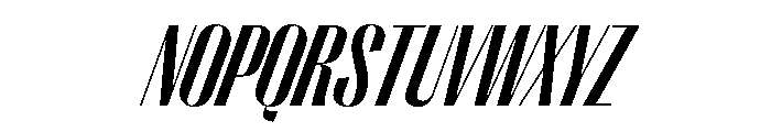 PPRightSansTight BoldItalic Instance Font UPPERCASE