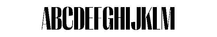 PPRightSansTight Dark Instance Font UPPERCASE