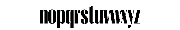PPRightSansTight Dark Instance Font LOWERCASE