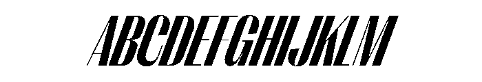 PPRightSansTight DarkItalic Instance Font UPPERCASE