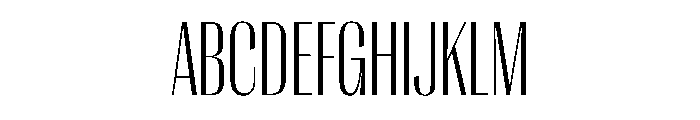 PPRightSansTight Fine Instance Font UPPERCASE