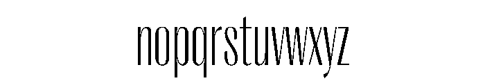 PPRightSansTight Fine Instance Font LOWERCASE