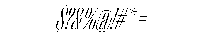 PPRightSansTight FineItalic Instance Font OTHER CHARS