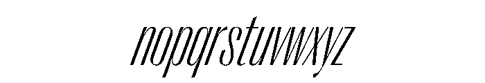PPRightSansTight FineItalic Instance Font LOWERCASE