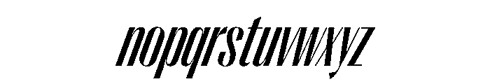 PPRightSansTight MediumItalic Instance Font LOWERCASE