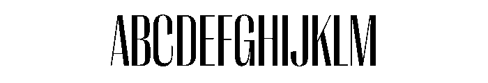 PPRightSansTight Regular Instance Font UPPERCASE