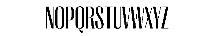 PPRightSansTight Regular Instance Font UPPERCASE