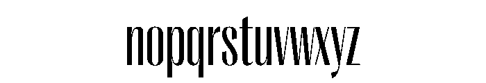PPRightSansTight Regular Instance Font LOWERCASE
