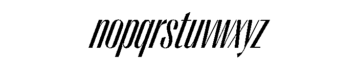 PPRightSansTight RegularItalic Instance Font LOWERCASE