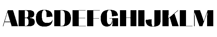PPRightSansWide Black Instance Font UPPERCASE