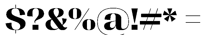 PPRightSansWide Bold Instance Font OTHER CHARS