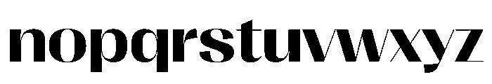 PPRightSansWide Bold Instance Font LOWERCASE