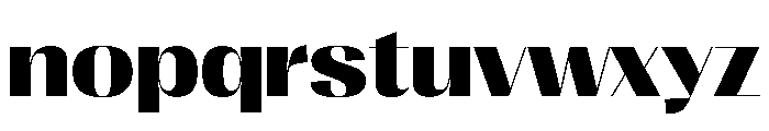 PPRightSansWide Dark Instance Font LOWERCASE