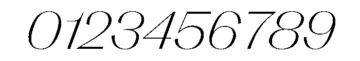 PPRightSansWide FineItalic Instance Font OTHER CHARS
