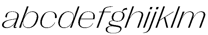 PPRightSansWide FineItalic Instance FONT